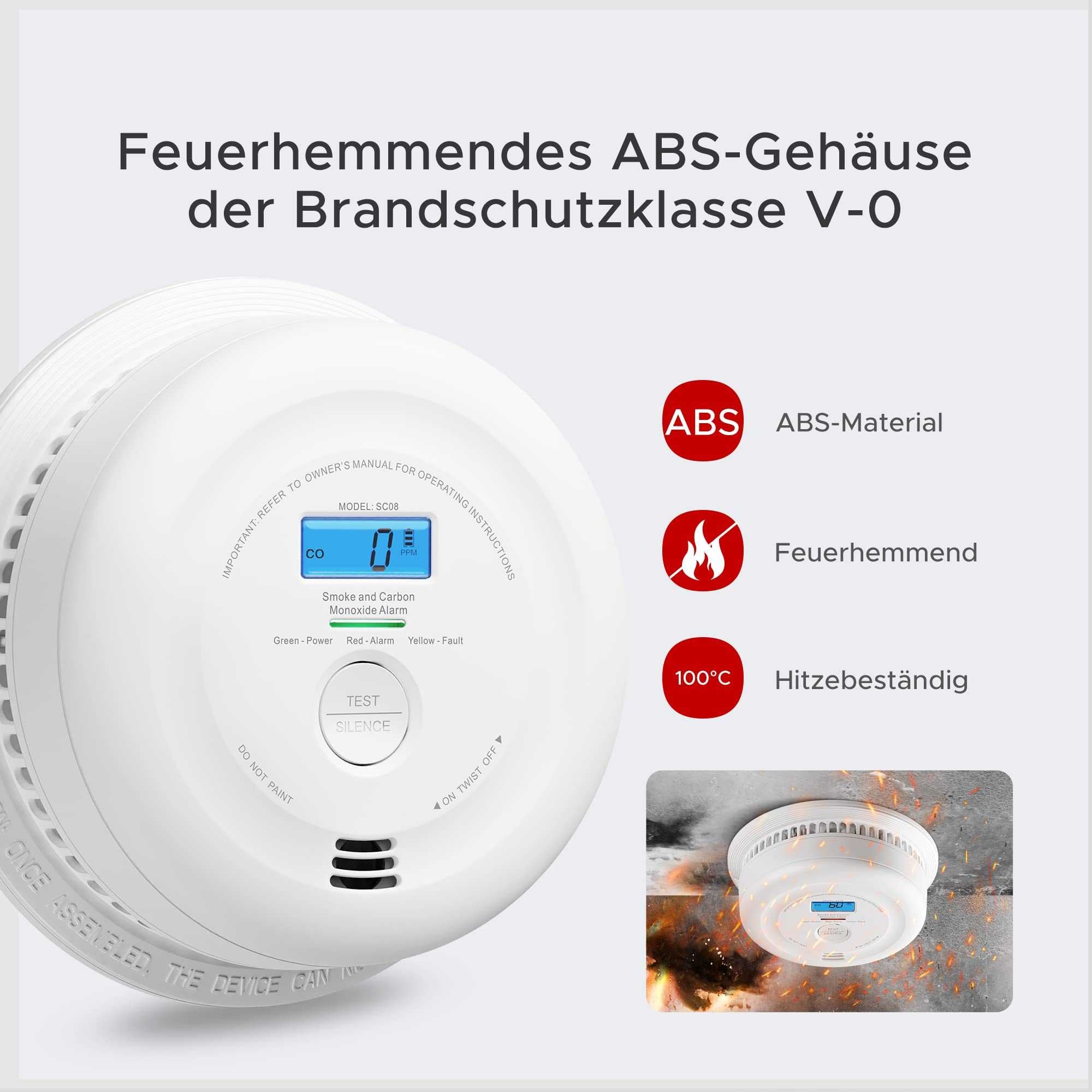 X-Sense SC08 Kombinierter Rauch- und Kohlenmonoxidmelder - Ultimativer Schutz für Ihr Zuhause Mesch Shop X-Sense SC08 Kombinierter Rauch- und Kohlenmonoxidmelder - Ultimativer Schutz für Ihr Zuhause Mesch Shop